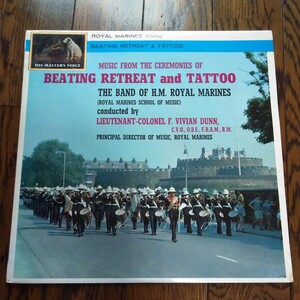 レア　LP レコード　beating retreat and tatto the band of h.m. royal marines 海軍 マーチング