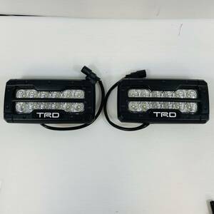 D45★TRD LEDデイライト左右セット 9327 点灯OK★トヨタ RAV4 ハイエース フォグランプ