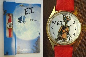 激レア★デッド★1982年 E.T.ビンテージ 手巻き腕時計 映画ユニバーサルスタジオ ET当時物　貴重な未使用品激レア★デッド★1982年 E.T.ビ