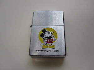 1978年 ビンテージ ZIPPO ジッポ ミッキーマウス WALT DISNEY ウォルト ディズニー オイルライター 5.6cm×3.6cm USED