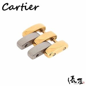 【カルティエ】K18×SS パンテールMM 3ROW 純正コマ ボーイズ 駒 Cartier 俵屋 PR50105