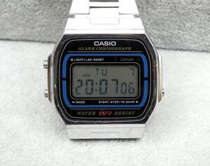 CASIO アラームクロノ 593 A164W メンズクォーツ 約43.9ｇ 稼働現状品 売り切り