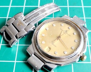 BAUME & MERCIER　5130　ボーイズ　動作未確認　リューズ不良　ベゼル、ブレス無しジャンク品