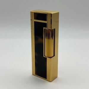 dunhill ダンヒル ガスライター ゴールドカラー ジャンク 喫煙具