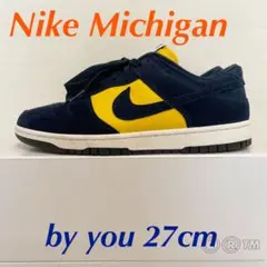 【美品】NIKE Michigan風 dunk by you 27cm