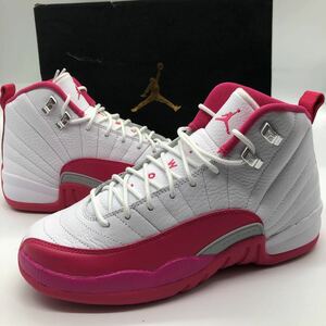 AIR JORDAN 12 RETRO VALENTINE Pink ナイキ エアジョーダン 12 バレンタイン 白 ピンク 25cm US7Y 海外限定 正規品