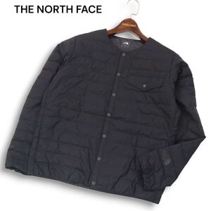 美品★ THE NORTH FACE ザ ノースフェイス ND91861 秋冬 ダウン ジャケット ゼファーシェル カーディガン Sz.S　メンズ 黒　I4T03828_B#N