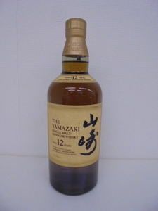 SUNTORY サントリー 山崎12年 43% 700ml シングルモルト ウイスキー 未開栓 