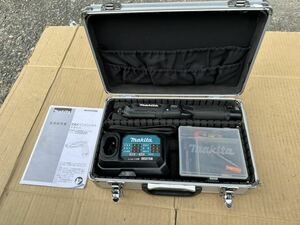 makita/マキタ 充電式ペンインパクトドライバ TD022D バッテリー2個付 中古品