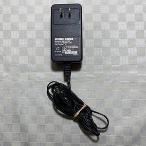 IODATA UNIFIVE ACアダプタ INPUT 100V 50/60Hz 0.5A OUTPUT DC12V-1.5A センタープラス