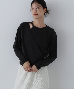 「N.（N. Natural Beauty Basic）」 長袖ニット MEDIUM チャコールグレー レディース