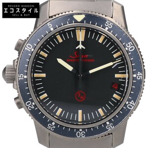 Sinn ジン 503.EZM-1 3H トリチウム クロノグラフ ミッションタイマー 自動巻き 腕時計 チタン メンズ