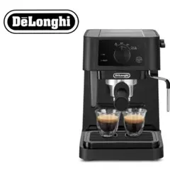 Delonghi デロンギ　エスプレッソメーカー　ブラック　【新品未使用】