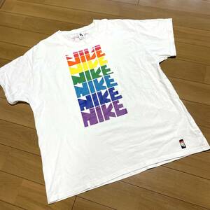 V-4　NIKE/ナイキ（ジャパン）　サイズ XL・白！　BIGサイズ ロゴTシャツ