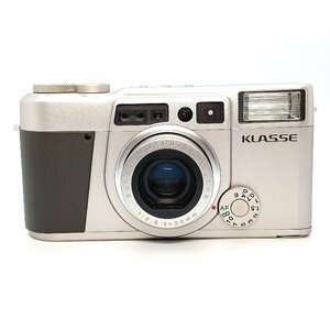 富士フイルム FUJIFILM KLASSE フジフィルム クラッセ コンパクトフィルムカメラ フィルムカメラ シルバー 1：2.6 38mm 通電確認済 fe ABD3