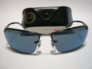 1円～RayBan（レイバン）★サングラス RB3183 TOP BAR 004/6P（ケース付き）★Made in Italy