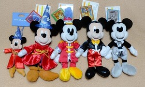 ディズニーランド ミートミッキー ミッキー ぬいぐるみバッジ ぬいば ファンタジアぬいスト付き TDR TDL