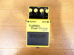 【USED!BOSS コンパクトエフェクター TURBO OVER ORIVE OD-2★ボス/ターボオーバードライブ/歪み系 ※現状品＠送料600円（11）】