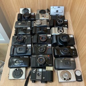 ジャンク※フイルムカメラ24台 まとめ コンパクト ミノルタ ヤシカ キヤノン オリンパス ニコン リコー Fujifilm 他 YN ABJ