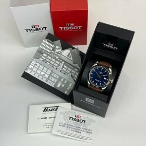 TISSOT ティソ ジェントルマン パワーマティック80 シリシウム T127.407.11.041.00 T127407A メンズ腕時計 AT 自動巻き 箱/保証書 極美品