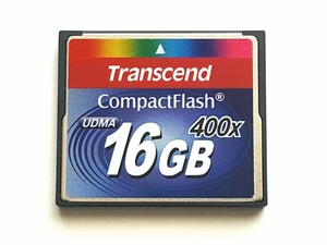 【現品限り】☆美品☆ CFカード 16GB 400x トランセンド Transcend コンパクトフラッシュ CompactFlash Card