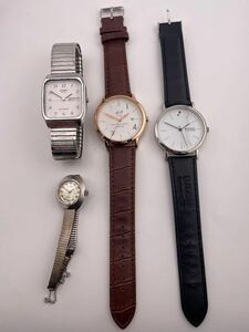 4点 腕時計 417 DIFICE Four-One-Seven BOMING LIFE STORE by BEAMS CASIO MQ-518 クォーツ CITIZEN Cutie 21石 手巻き【S82060-1027】