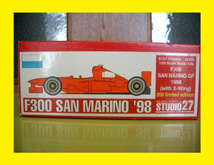 ■1/20 スタジオ フェラーリ F300 SAN MARINO GP X-WING