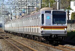 鉄道写真　東京地下鉄(東京メトロ)　副都心・有楽町線　7000系　タイプⅠ　更新車　Lサイズ