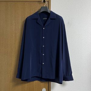 lad musicianラッドミュージシャン 22aw DECHINE OPEN COLLAR SHIRT42新品オープンカラー シャツ