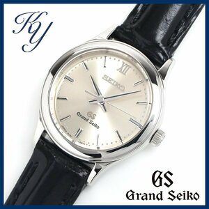 1円～ 3ヶ月保証付き 磨き済み 美品 本物 人気 Grand Seiko グランドセイコー 4J51-0A10 革ベルト レディース 時計