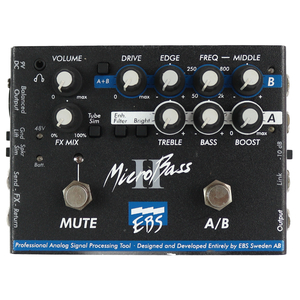 【中古】 ベースプリアンプ エフェクター EBS MicroBass II ベースエフェクター