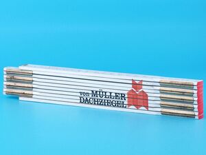 ドイツ ビンテージ定規 折尺 木製 von Muller