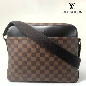 1円～【新品同様】LOUIS VUITTON ルイヴィトン ダミエ ジェイク・メッセンジャーPM N41568 ショルダーバッグ メンズ　レディース　ブラウン