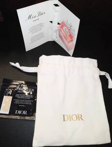 ミスディオール パルファン 香水 ディオールスキン フォーエバー フルイド グロウ1N リキッドファンデーション DIOR ポーチ ゴールド 巾着