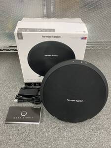 F426-H32-271 harman/kardon ハーマンカードン ONYXSTUDIO Bluetoothスピーカー ブラック オーディオ機器 ※音出し確認済み 箱付き