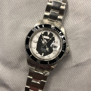 【新品同様】A BATHING APE Bapex/ア・ベイシング・エイプ T001シリーズ 自動巻き メンズ腕時計