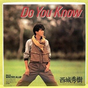 EP■西城秀樹■Do You Know/Winter Blue■