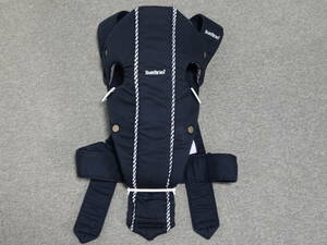 中古 BABYBJORN 抱っこひも 黒 チェック ベビービヨルン