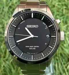 極美品◎SEIKO セイコー ラジオウェーブソーラー メンズ 腕時計ヴィンテージ