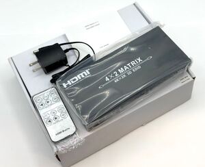 未使用■HDMI MATRIX HDMIセレクター マトリックスセレクター 4K×2K 3D EDID スイッチ セレクター 分配器■兵庫県姫路市から d2 24-3695