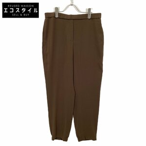 Theory セオリー 23年製 ブラウン Powder Crepe CL Slim Jogger ブラウン L ボトムス レーヨン レディース 中古