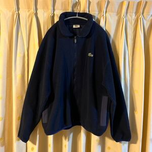 LACOSTE ラコステ ジップアップ フリースジャケット POLARTEC ネイビー