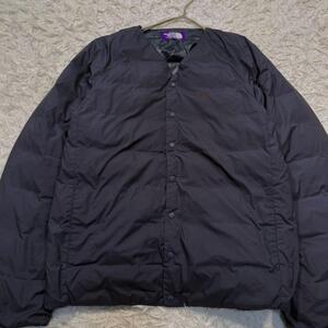 THE NORTH FACE PURPLE LABEL ノースフェイス パープルレーベル Down Cardigan ND2754N ダウン カーディガン ノーカラー M ネイビー