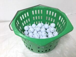 N3-099◆KK ゴルフボールカゴ Titleist PRACTICE 50球ボール付 レジャー (ゴルフボールバスケット/約150から200ボール用) 現状品