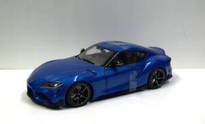 【ソリド】1/18 トヨタ GR スープラ (DB型) 2021年 ブルーメタリック (商品№ S1809003 )ダイキャスト製のミニカー