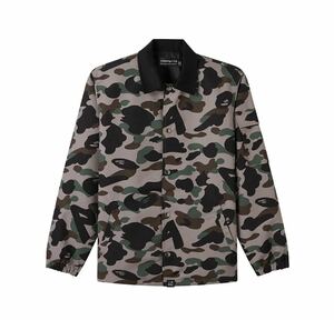 新品 BAPE X A.P.C. CAMOCOACH JACKET S size A BATHING APE アーペーセー ア ベイシング エイプ ジャケット