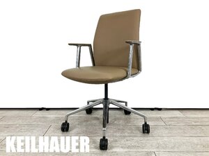 KEILHAUER/キルハワー ■オリジン　ミドルバック　カンファレンスチェア■KH-72■本革■EOOS