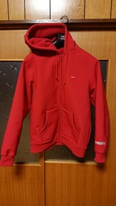 超美品 シュプリーム Supreme ウィンドストッパー Mサイズ WIND STOPPER Zip Up Hooded Sweatshirt レッド