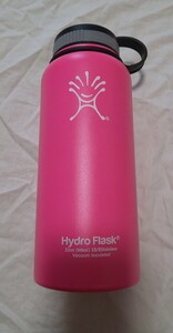 ☆即決☆　未使用　レア　PINK　ピンク　946ml 32OZ　Hydro Flask ハイドロフラスク　水筒　ハイドロフラスコ　⑥　※訳あり 凹み 小傷あり