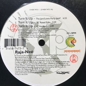 Raja-Nee / Turn it Up USオリジナル盤